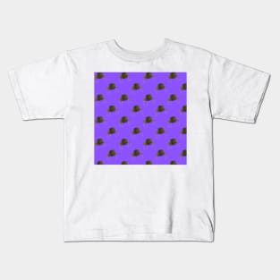 Cork Hat - Purple Kids T-Shirt